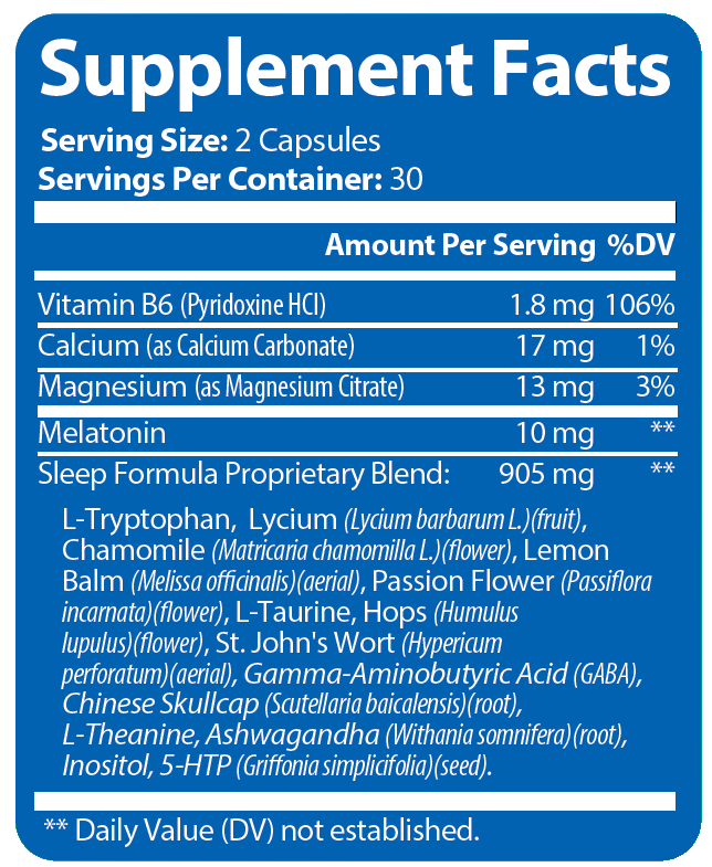 π Rest Assured β Deeper Sleep & Nighttime Calm